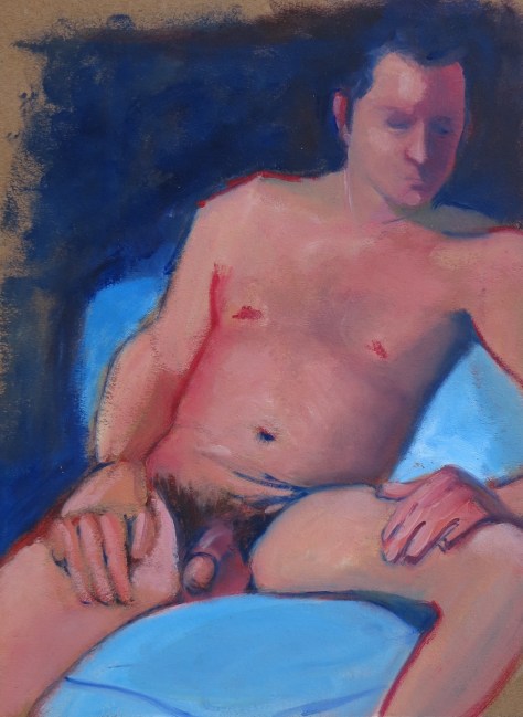 9x12" oil painting on Artist's Carton paper 